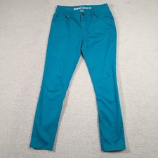Mossimo Jeans Women's 9 Teal Stretch Denim Colored Skinny Mid-Rise