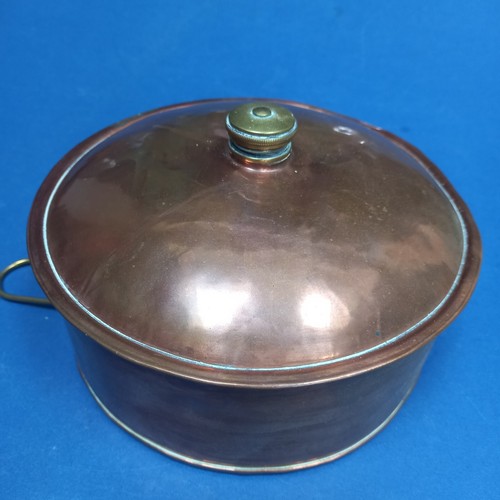 Copper bed warming pans - 30's,