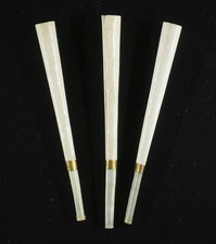 CHEROOT HOLDERS VINTAGE ART DECO PAPER CELLULOID 93mm 3 PCS