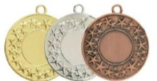 50mm generic star medal multi