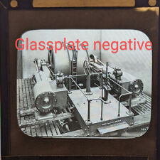 Robey original glass plate negative . colliery/mine steam winder