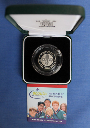 2007 silver piedfort - piedfort, 50p