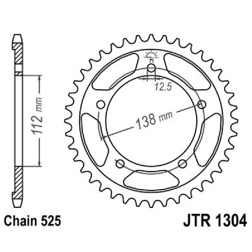 Crown 1304 z43 for honda - 1304,