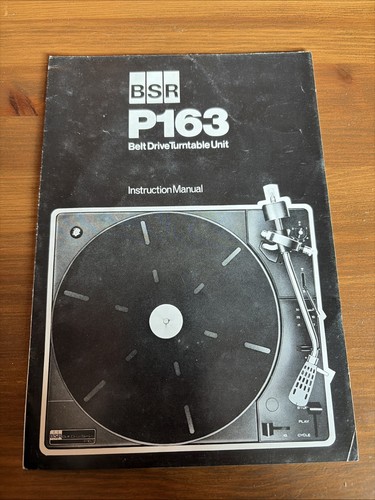 P163 bsr turntable record deck - p163,