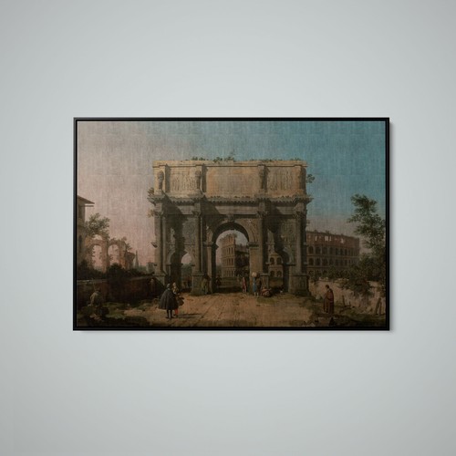 Canaletto view the arch - -, of