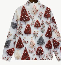 Women Christmas Tree Print