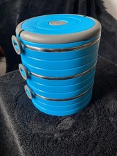3 Tiered Stainless Steel Lunch Box With Handle