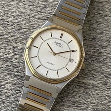 Seiko Vintage Lassale 7069 Watch Quartz Analog Gold Tone Classic Style