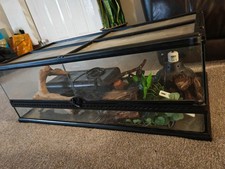 Exotic Terra Glass Vivarium Terrarium 90 X 45 X 30