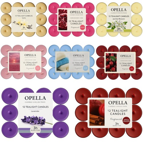 Scented tea lights pack 12 - scented,