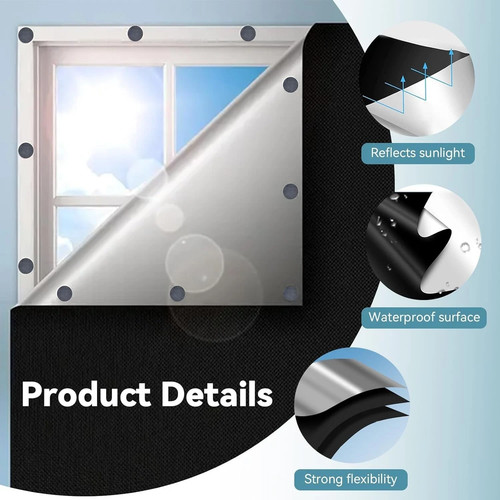 Magnetic blackout blinds stick - blinds,
