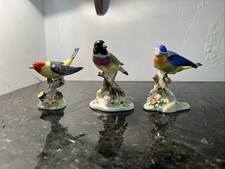 Royal Adderley Birds – Jayoyo, Gouldian Finch & Blue Tit Bone China Figurines