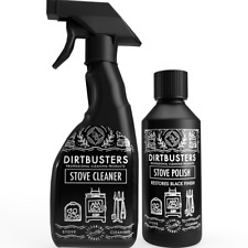 Dirtbusters Stove & Grate Fireplace Cleaner & Black Polish, Log Burner Restorer
