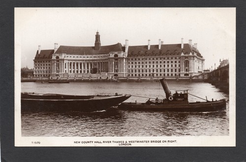 Postcard london river thames - postcard,