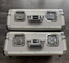 2 x DJ Turntable Flight Cases - Deck Carry Cases - Soundlab