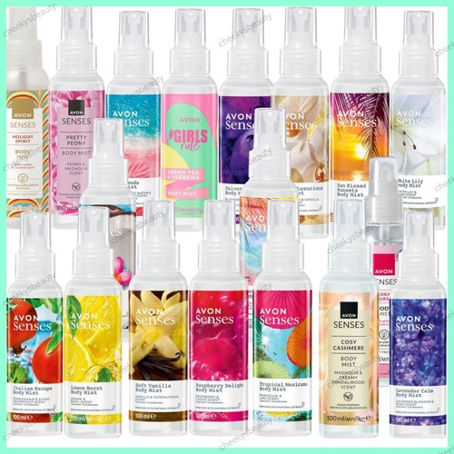 Avon senses body mist - body,