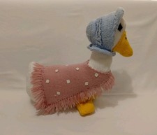 Large Beatrix Potter Inspired JEMIMA PUDDLE DUCK Hand Made Knitted 17" Plush Toy