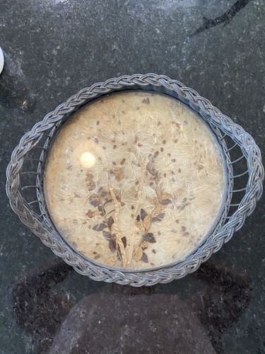 Wicker round serving rattan - wicker,