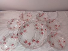 Set Of Decorative Glass Plates