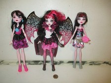 Monster High Draculaura Bundle First Day of School, Boo York & Ghouls Rule Dolls