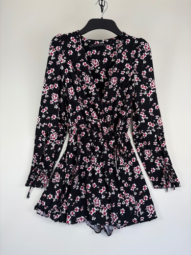 Zara trafaluc floral playsuit - zara,