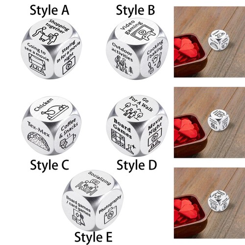 Decision dice date - decision, night