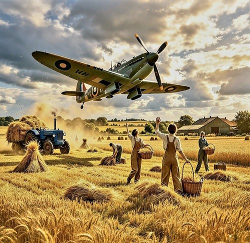 Ww2 spitfire cheeky fly - ww2, a