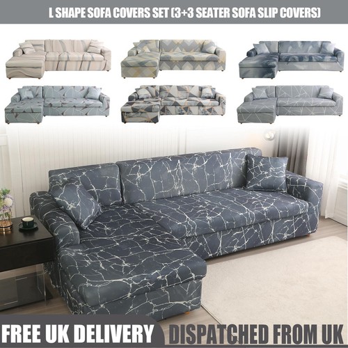 Stretch shape sofa covers - stretch, l
