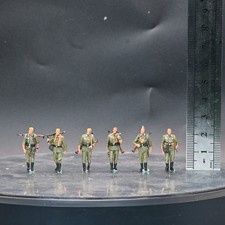 1/72 Sanrong German Army Marching 6pcs Soldiers Group Painted Finished Model