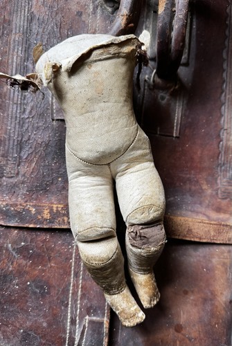 Antique bru leather body - antique,