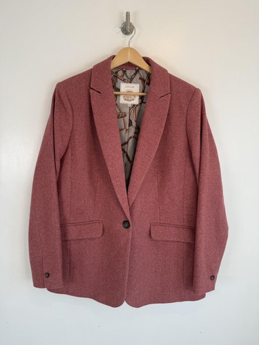 Joules tweed blazer jacket - tweed,