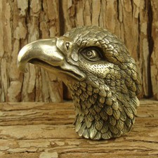 Brass Eagle Head Figurine