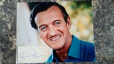 David Niven Genuine Hand Signed Autograph With 10x8 photo. 