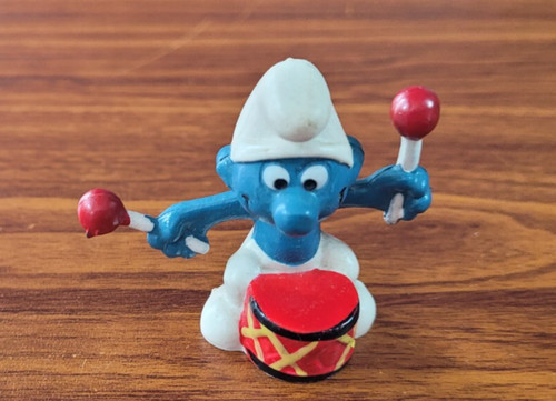 Drummer smurf peyo schleich - peyo,