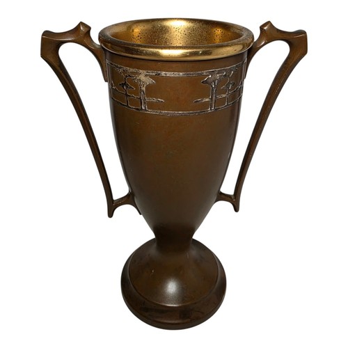 Antique silver crest - 8",