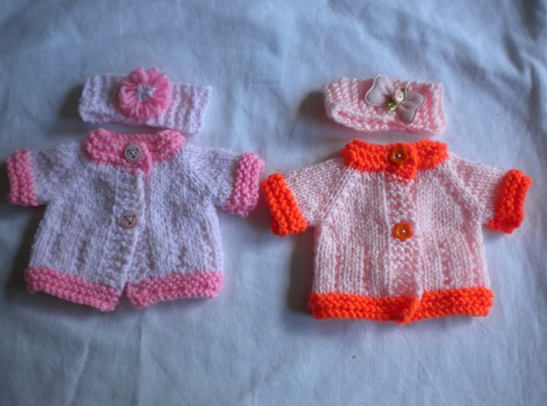 Hand knitted doll - 's, clothes