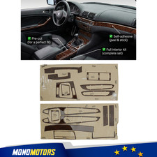 WOOD TRIM OVERLAY KIT FOR BMW