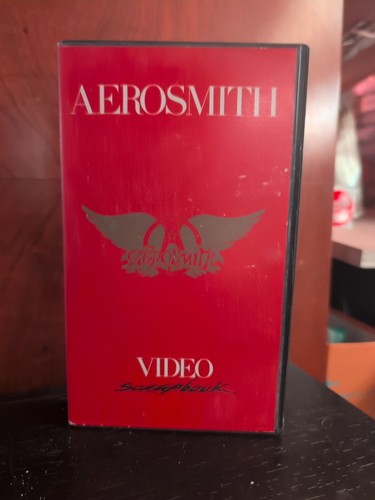 Aerosmith video scrapbook vhs - scrapbook,