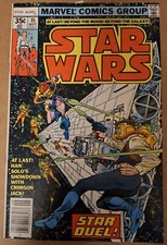 Star Wars #15 - FN+ (6.5) - Marvel 1978 - 35 Cents copy - Solo v Crimson Jack