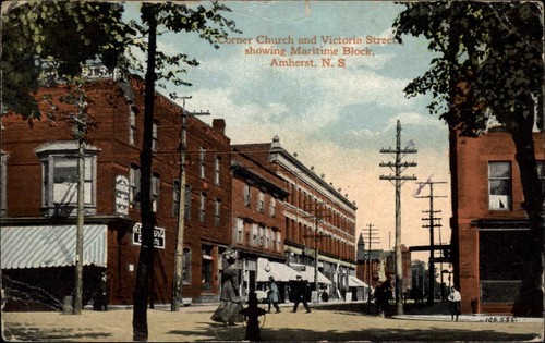 Vintage postcard amherst nova - postcard,