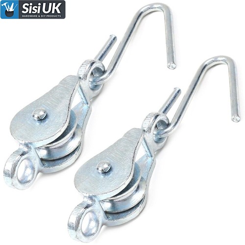 Pulley hook pair heavy - pulley, &