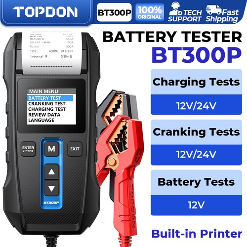 Topdon bt300p battery tester - topdon,