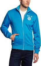 UCLA track jacket blue polycotton zip up men's size Large Lancaster UCHZ803