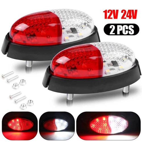 White red side - led, rear