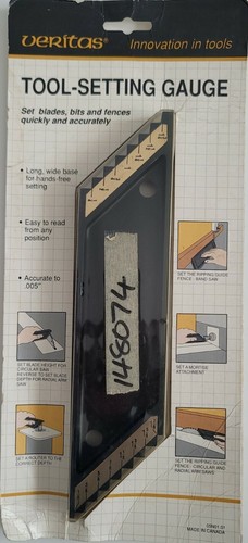 Veritas tool setting - veritas, guage