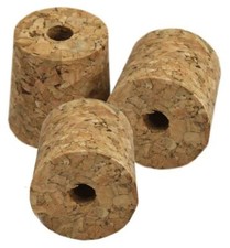 Bored Cork Bungs x 3 -