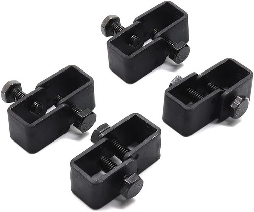 Mudflap clamps black - clamps, c