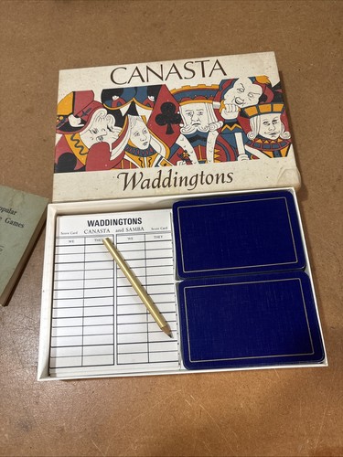 Vintage waddingtons canasta - vintage,