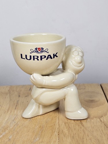 Vintage lurpak ceramic egg cup - egg,