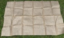 Piece Of Hessian Type Sack Material Approx 142cm X 90cm